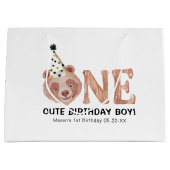 Sac cadeau 1er anniversaire - Un mignon (Devant)