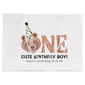 Sac cadeau 1er anniversaire - Un mignon (Dos)