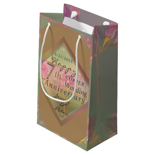 Sac cadeau 7e anniversaire Mariage (Dos Angle)