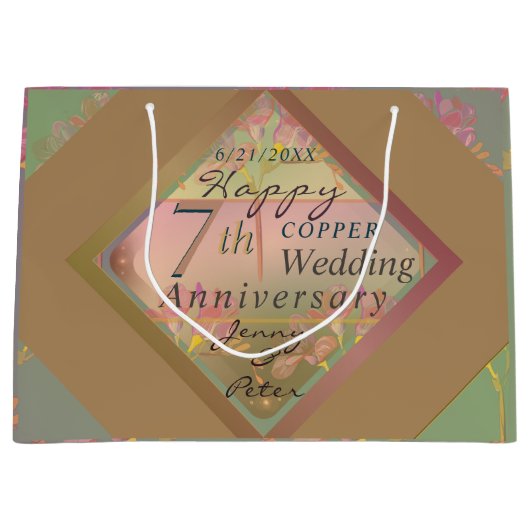 Sac cadeau 7e anniversaire Mariage (Devant)