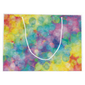 Sac cadeau à bulles colorées (Dos)