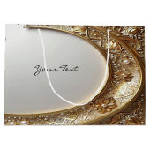 Sac Cadeau à Cadre Doré Orné (Dos)