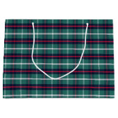 Sac cadeau à carreaux verts (Devant)