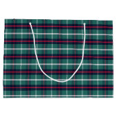 Sac cadeau à carreaux verts (Dos)