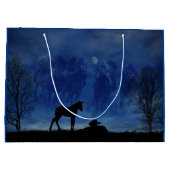 Sac cadeau à deux chevaux de course Thoroughbred (Dos)