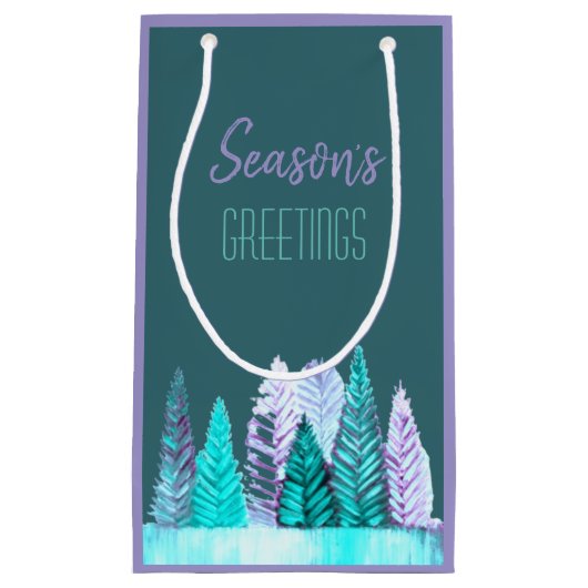 Sac cadeau à dos de pin (Devant)