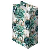 Sac cadeau à impression florale pour mariage (Dos Angle)