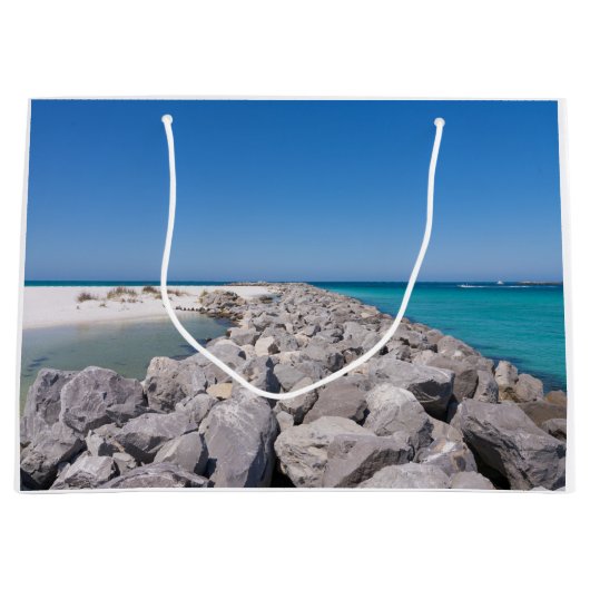 Sac Cadeau À Jetty Au Centre De Shell Island (Devant)