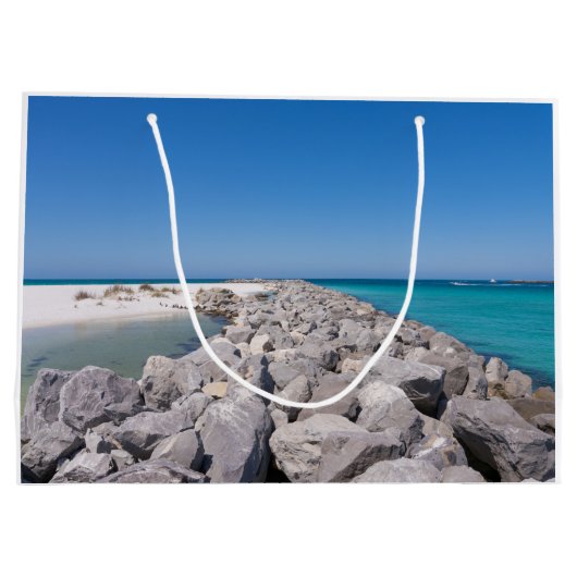 Sac Cadeau À Jetty Au Centre De Shell Island (Dos)