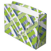 Sac cadeau à la chaux en plastique (Dos Angle)