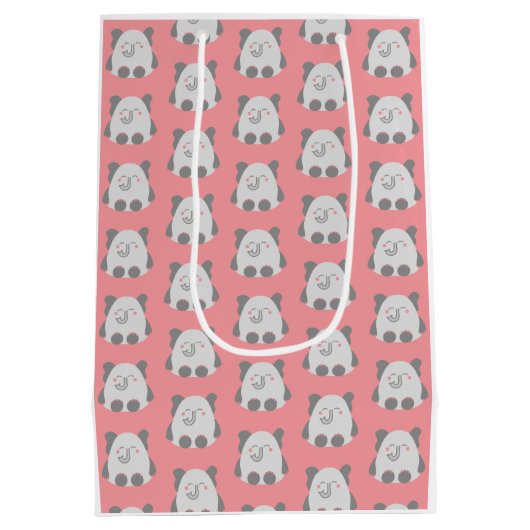 Sac cadeau à l'éléphant de style kawaii (Dos)