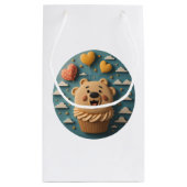 Sac cadeau à l'ours Cupcake (Dos)