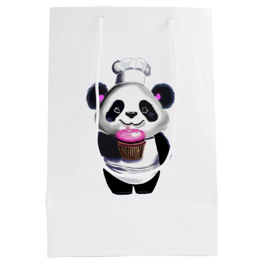 Sac cadeau à l'ours Panda Cute (Dos)