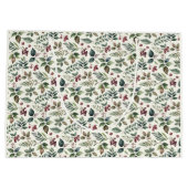 Sac Cadeau à Motif de Fleurs de Noël (Dos)