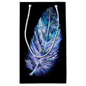 Sac cadeau à plumes magnifiques - Choisissez les c (Dos)