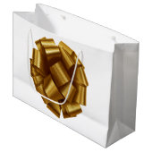 Sac cadeau à ruban doré (Devant Angle)