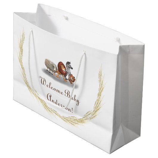 Sac cadeau à thème animal farci mignon (Devant Angle)