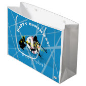 Sac cadeau à thème de baseball HAMbyWG (Devant Angle)