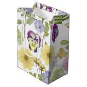 Sac cadeau à thème fleur sauvage (Dos Angle)