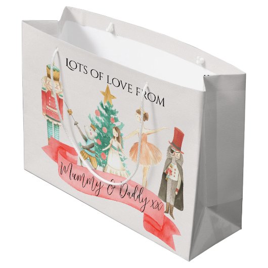 Sac cadeau à thème Nutcracker personnalisé (Dos Angle)