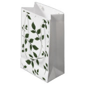 Sac cadeau à thème Plante feuille et feuillage (Devant Angle)