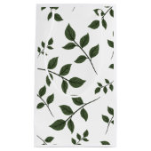 Sac cadeau à thème Plante feuille et feuillage (Devant)