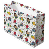 Sac cadeau à thème scolaire (Devant Angle)