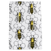 Sac cadeau - Abeilles jaunes et noires (Dos)