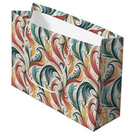 Sac cadeau Abstrait (Devant Angle)