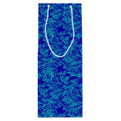 Sac cadeau Abstrait de fleurs tropicales (Dos)