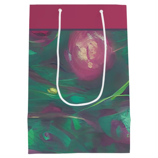 sac cadeau Abstrait roux moyen (Dos)