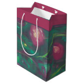 sac cadeau Abstrait roux moyen (Dos Angle)