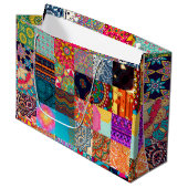 Sac cadeau africain (Devant Angle)