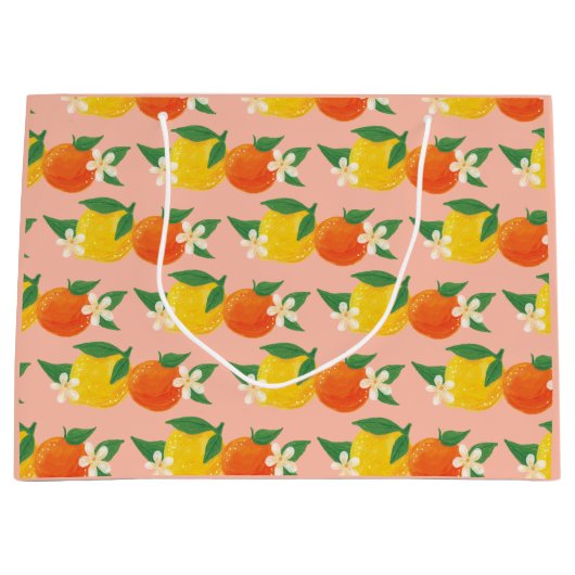 Sac Cadeau Agrumes Doux (Devant)