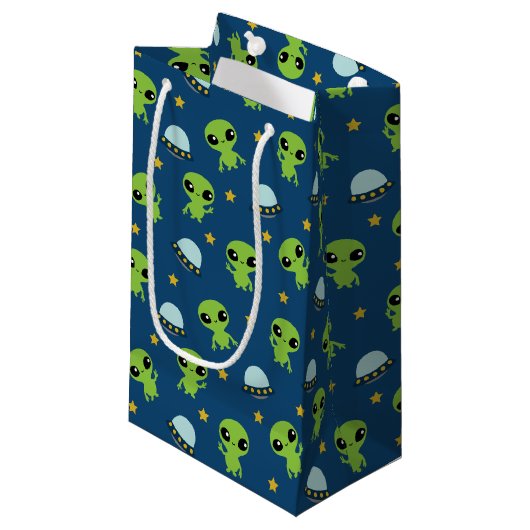 Sac cadeau Aliens (Devant Angle)