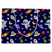 Sac cadeau Aliens de l'espace astronaute (Dos)