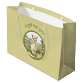 Sac cadeau alpagas mignon (Dos Angle)