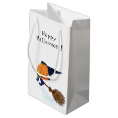 Sac cadeau amusant avec Citrouille de sorcière Hal (Dos Angle)