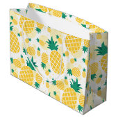 Sac cadeau ananas - Grand, brillant (Dos Angle)