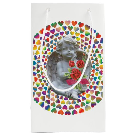 Sac cadeau Ange de Saint Valentin (Dos)