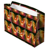 Sac cadeau Angel Wings de couleur vive (Dos Angle)