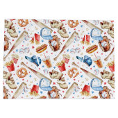 Sac cadeau anniversaire de la fête de base-ball d' (Dos)