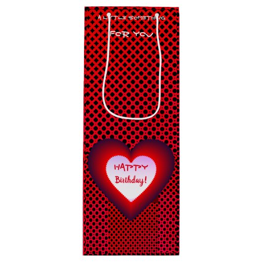 Sac cadeau Anniversaire Vin Amusant (Devant)