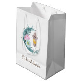 Sac cadeau Aquarelle Croissant Aïd Moubarak (Dos Angle)