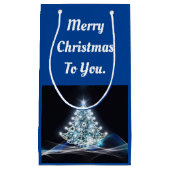 Sac cadeau Arbre blanc (Devant)