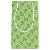 Sac cadeau - Arbre rond Ornements (Devant)