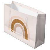 sac cadeau arc-en-ciel en neutres roses pour l'ann (Devant Angle)