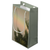 Sac cadeau Arc-en-ciel et Arbres (Dos Angle)