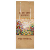 Sac cadeau Art Wine (Devant)