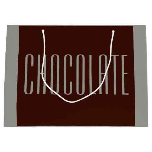 Sac cadeau au chocolat (Devant)